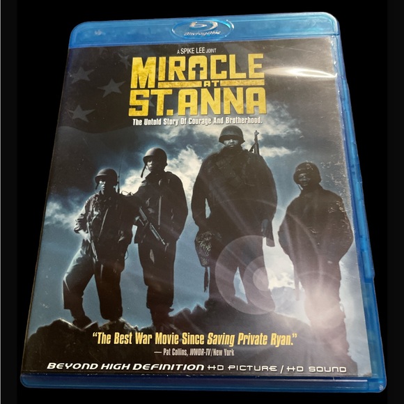 Media Bluray Miracle At St Anna The Untold Story Of Courage And